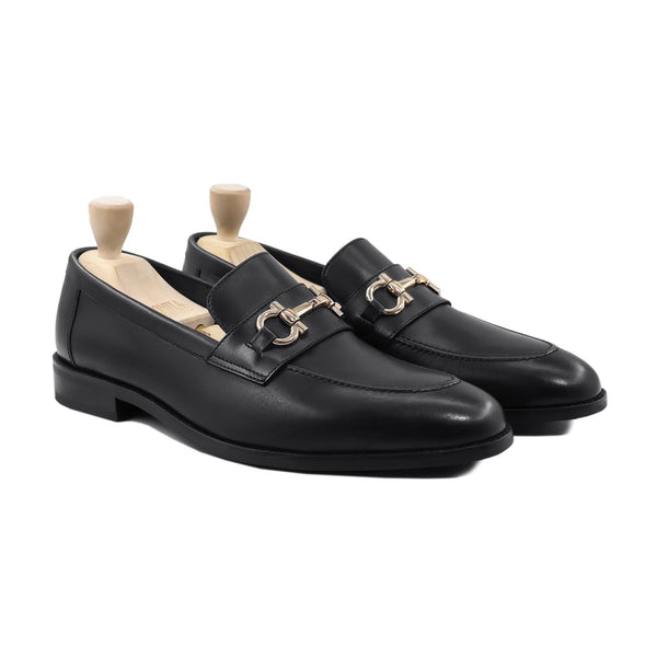 Yandel - Men's Black Calf Leather Loafer