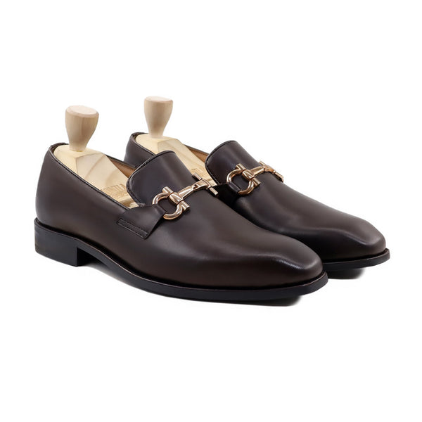 Valinda - Men's Dark Brown Calf Leather Loafer