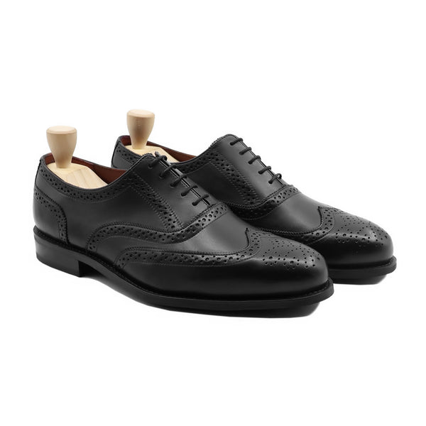 Seyles Gy - Men's Black Calf Leather Oxford Shoe