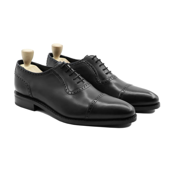 Skon Gy - Men's Black Calf Leather Oxford Shoe