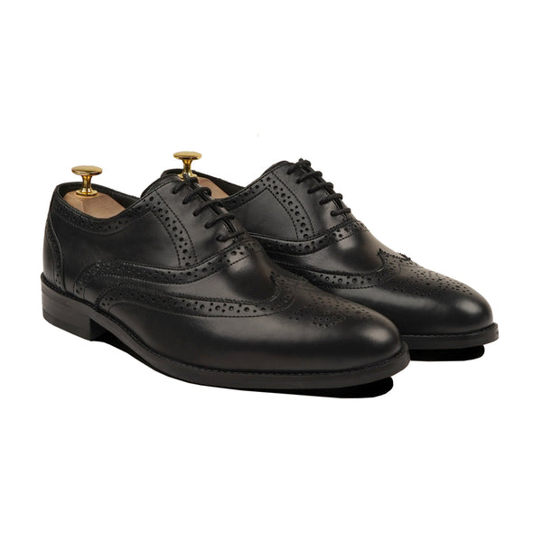 Worchester - Men's Black Calf Leather Oxford Shoe