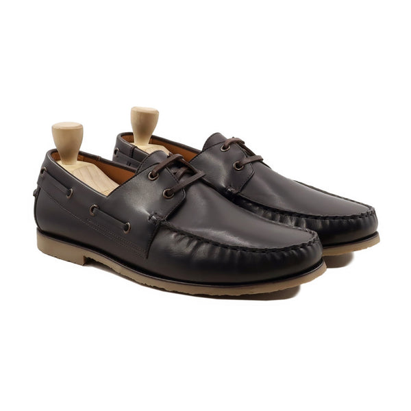 Velenje - Men's Dark Brown Calf Leather Derby Shoe