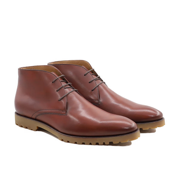 Vran - Men's Brown Calf Leather Chukka Boot