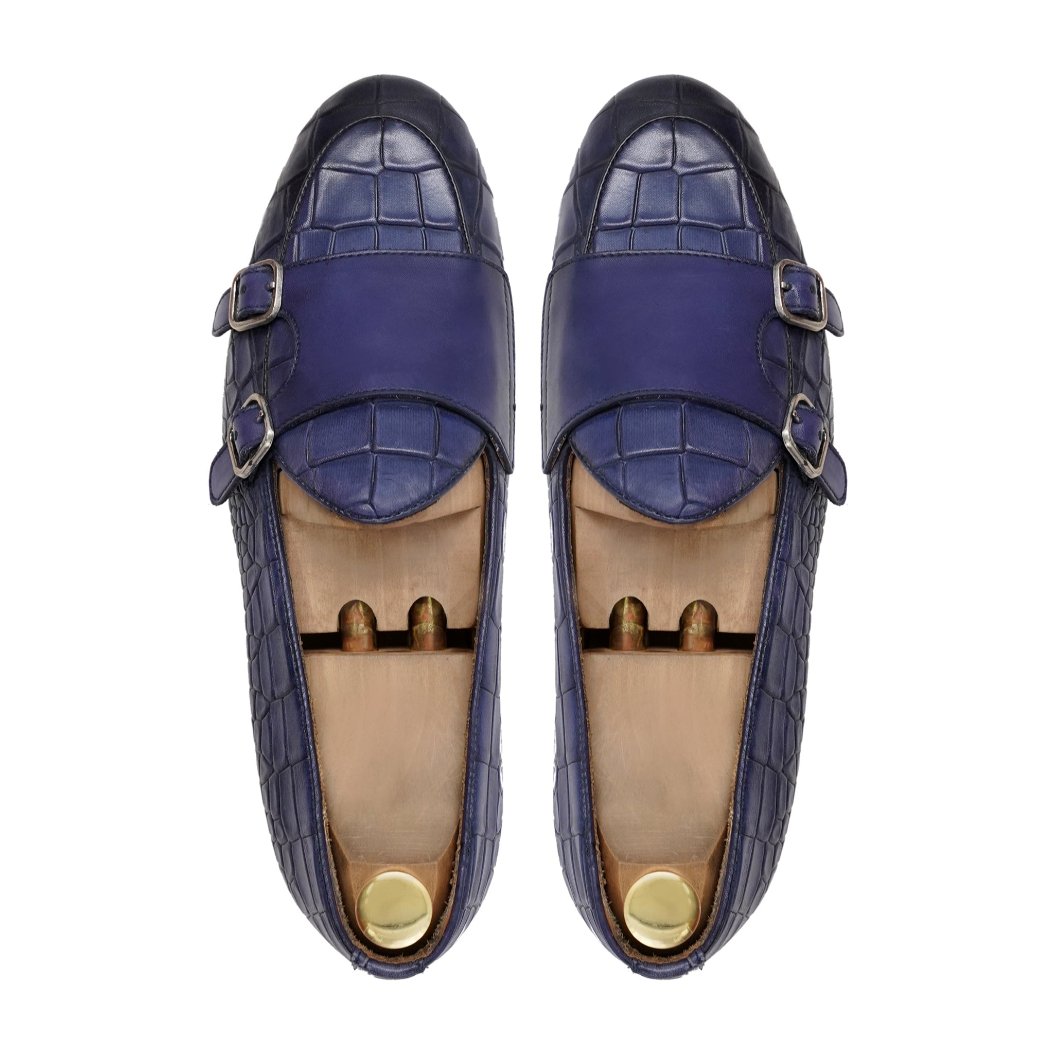 Baronia - Men's Blue Calf Leather Loafer