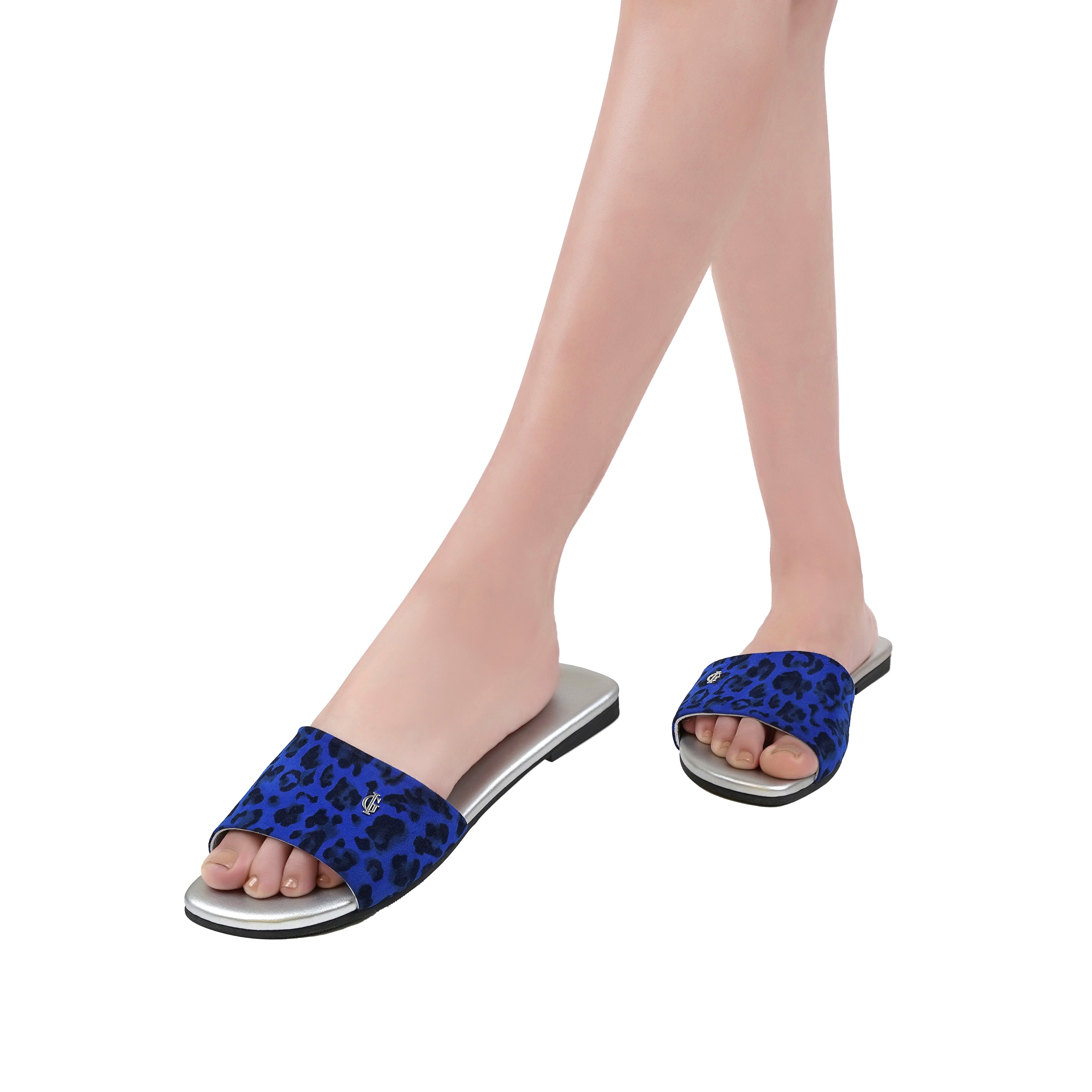 Abbie - Women's Blue Slipper