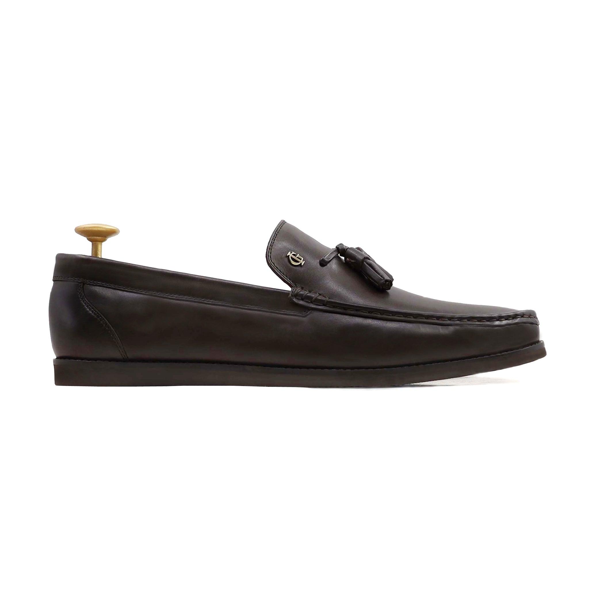 Acel - Men's Dark Brown Calf Leather Loafer