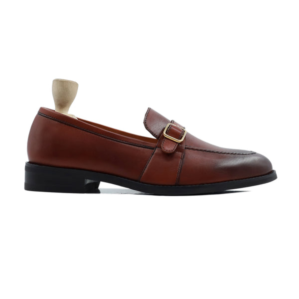 Brixton - Men's Burgendy Calf Leather Loafer