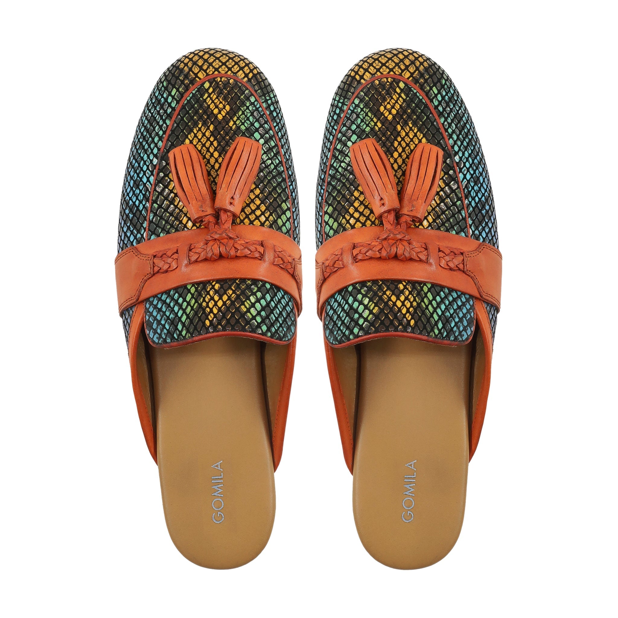 Heidi  - Women's Rainbow Printed Slipper