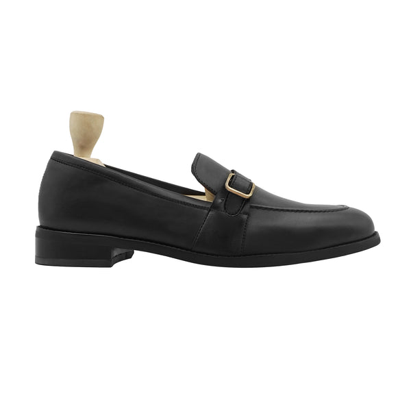 Brixton -  Men's Black Calf Leather Loafer