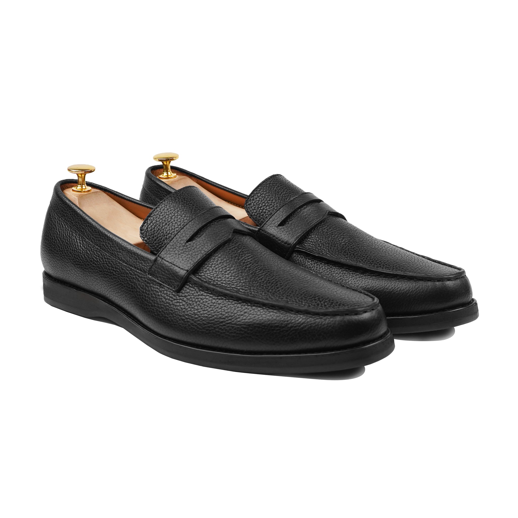 Lap of cheap luxury loafer