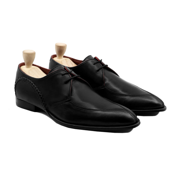 Jackson - Men's Black Calf Leather Derby Shoe