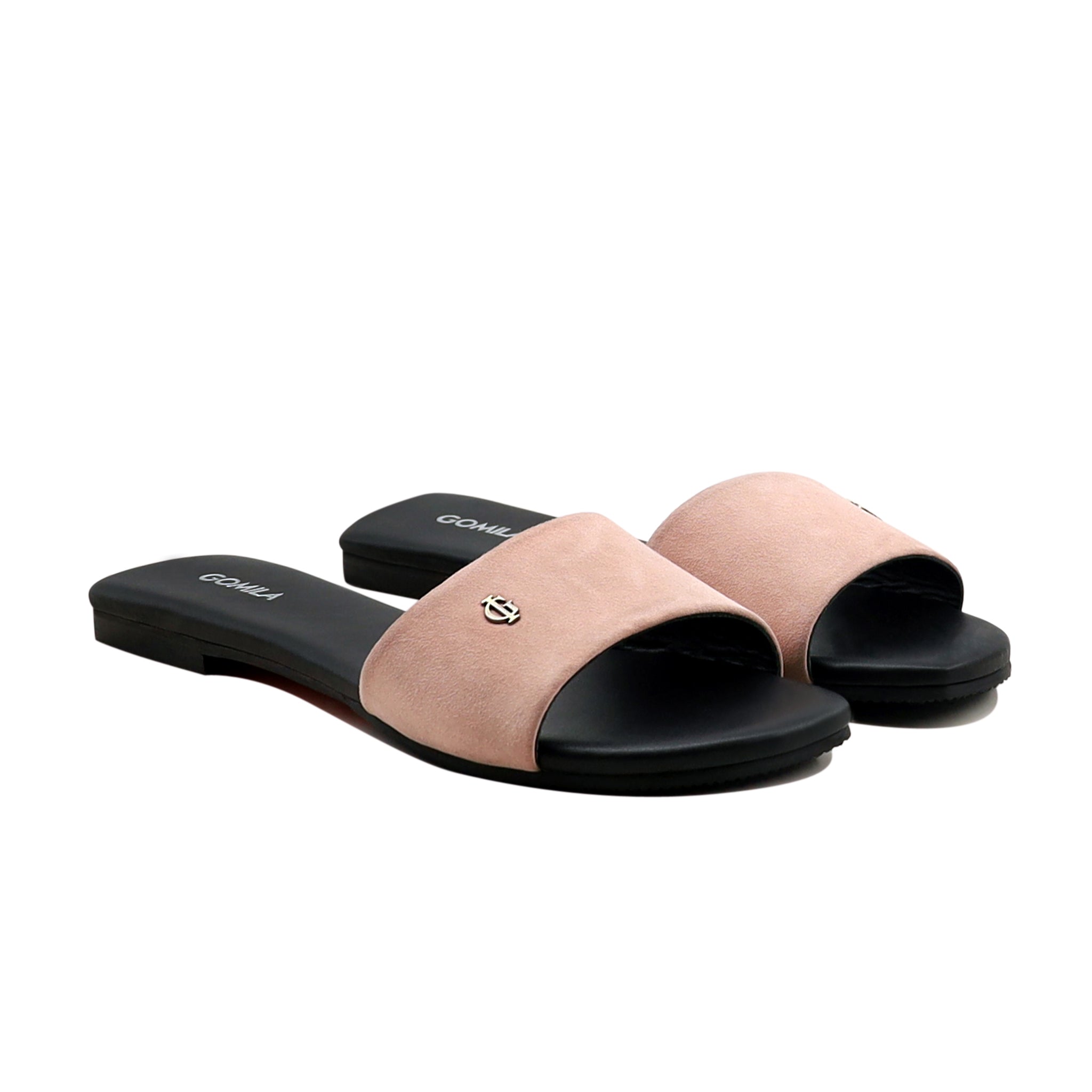 Abbie - Women's Baby Pink Slipper