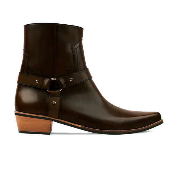 Billi - Men's Dark Brown Calf Leather Jodhpur Boot