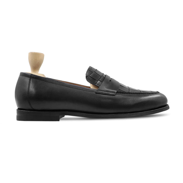 Deyoshi - Men's Black Calf Leather Loafer