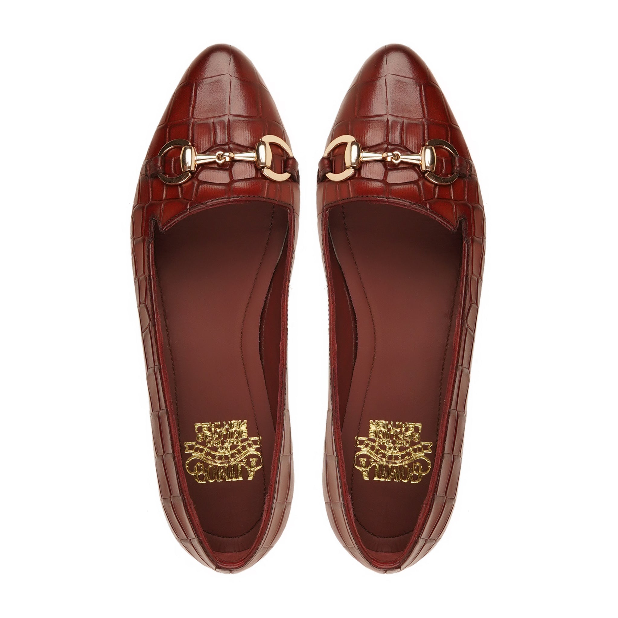 Everett - Ladies Oxblood Calf Leather Loafer