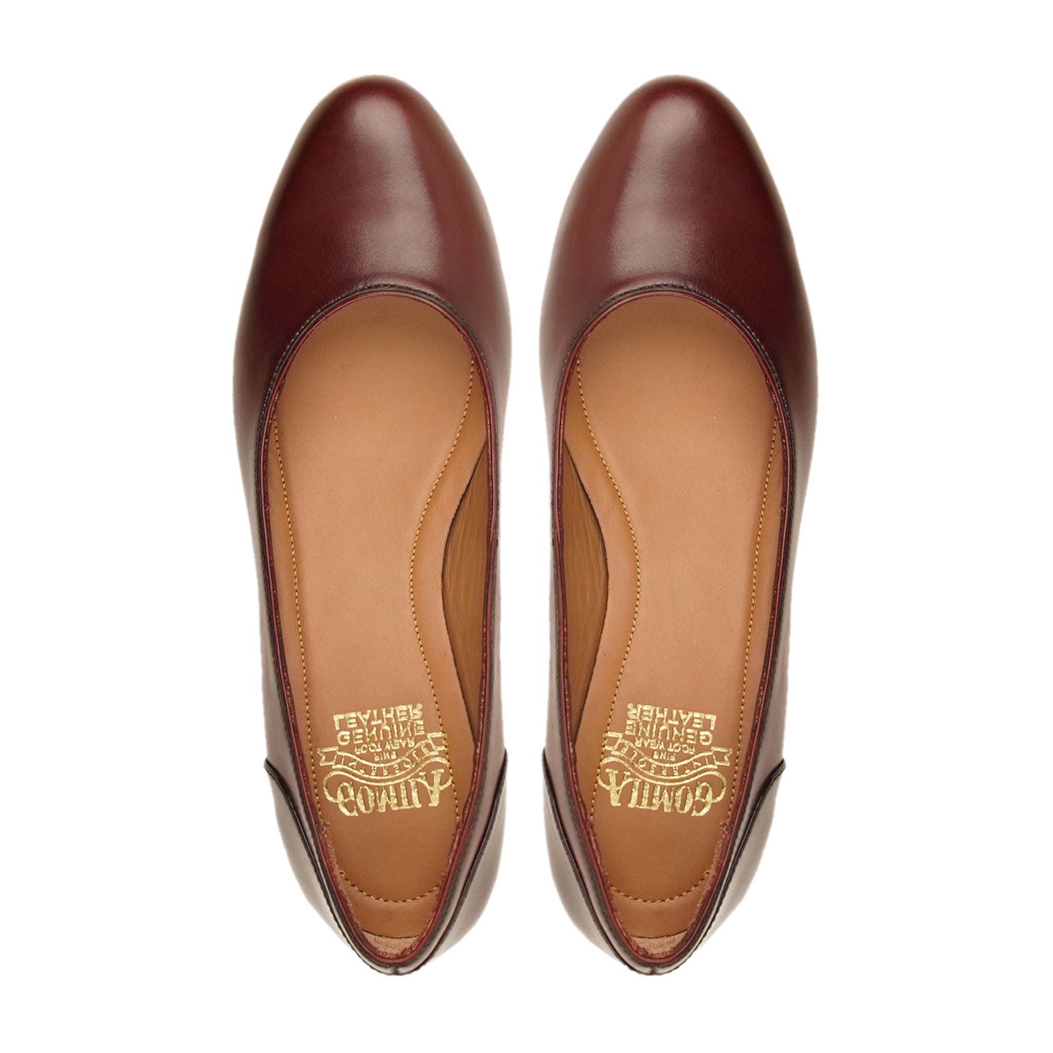 Rialto - Ladies Oxblood Patina Calf Leather Loafer