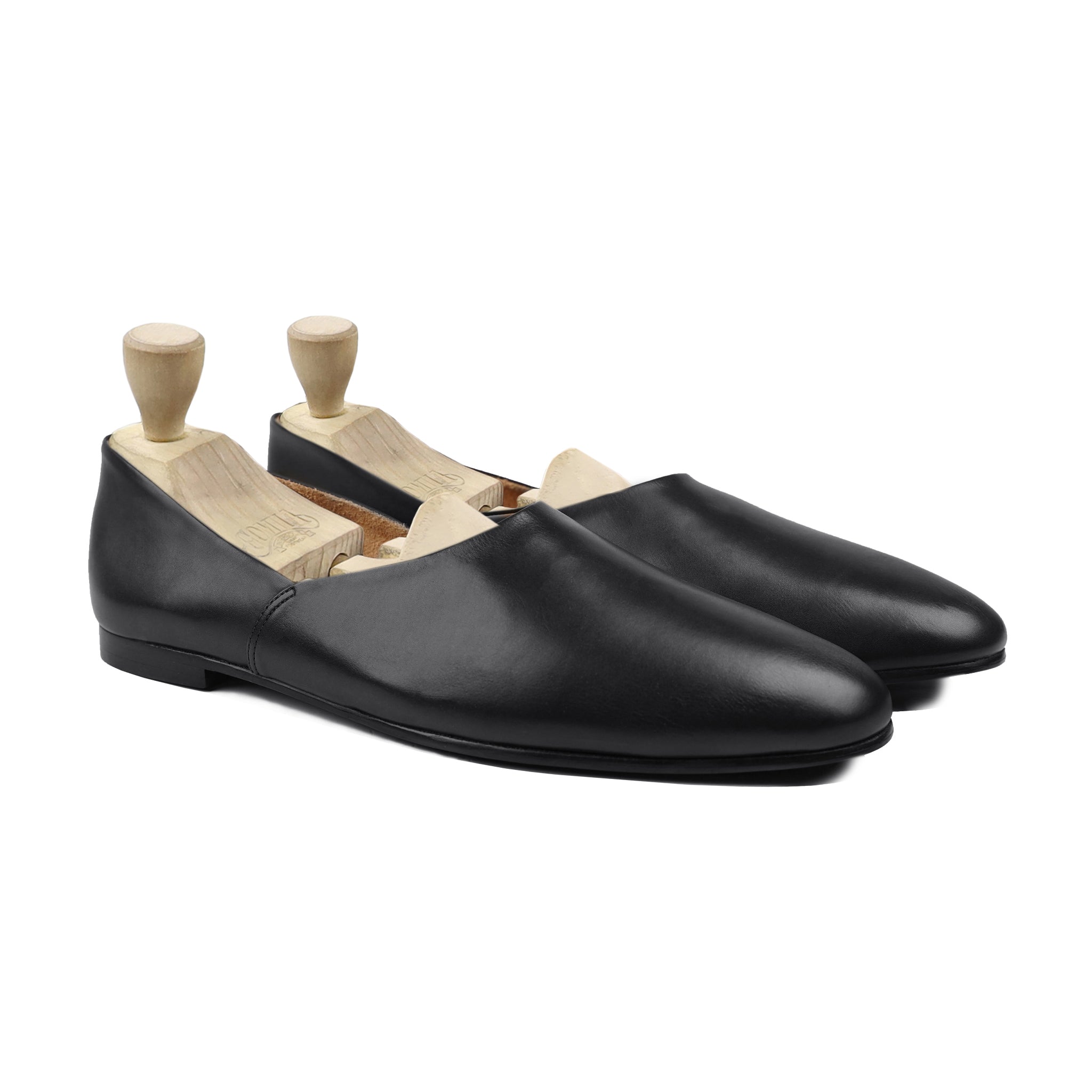 Hiroshaki - Men's Black Calf Leather Loafer