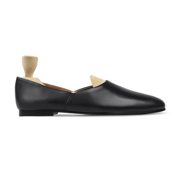 Hiroshaki - Men's Black Calf Leather Loafer