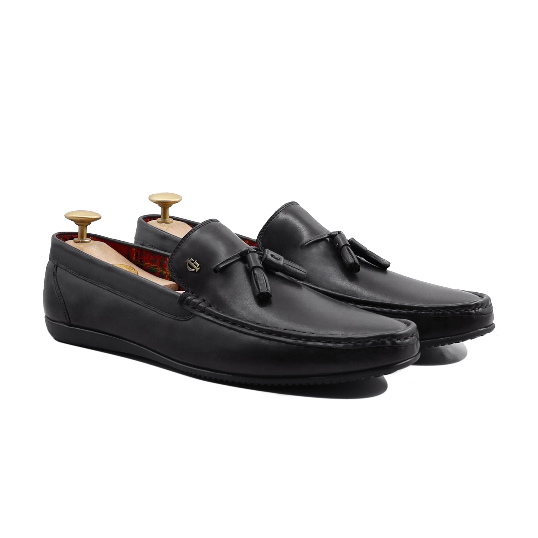 Eagan - Men's Black Calf Leather Loafer