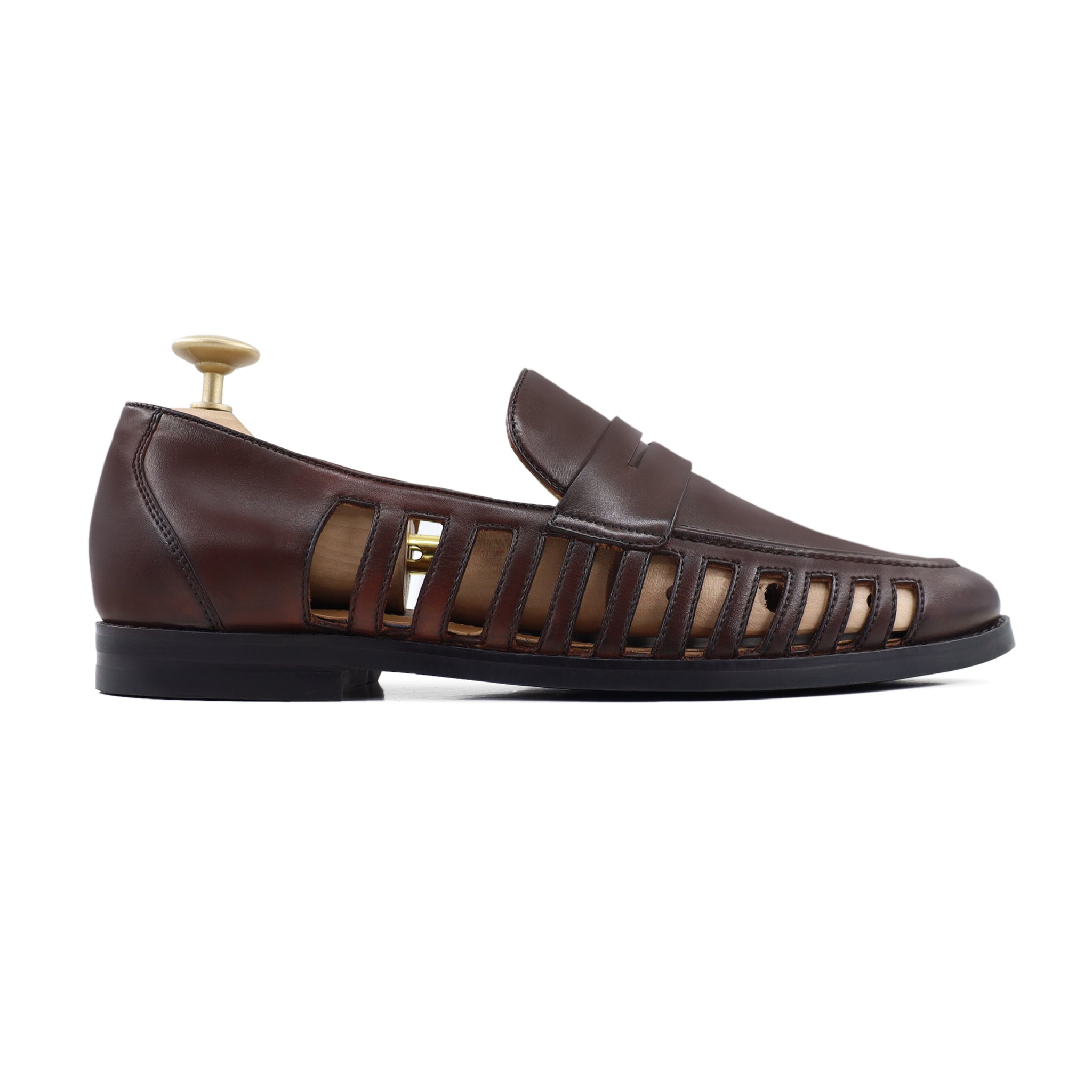 Aster - Men's Reddish Brown Calf Leather Loafer