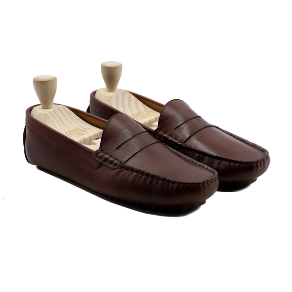Apolis - Men's Brown Calf Leather Driver Shoe
