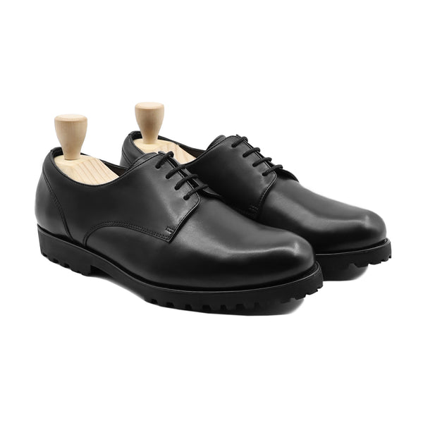 Pepe - Men's Black Calf Leather Derby Shoe