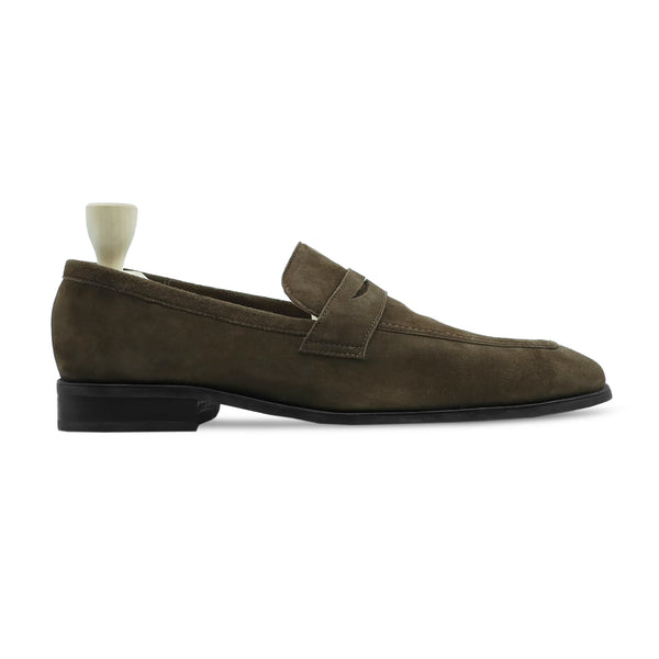 Pique - Men's Birch Brown Kid Suede Loafer