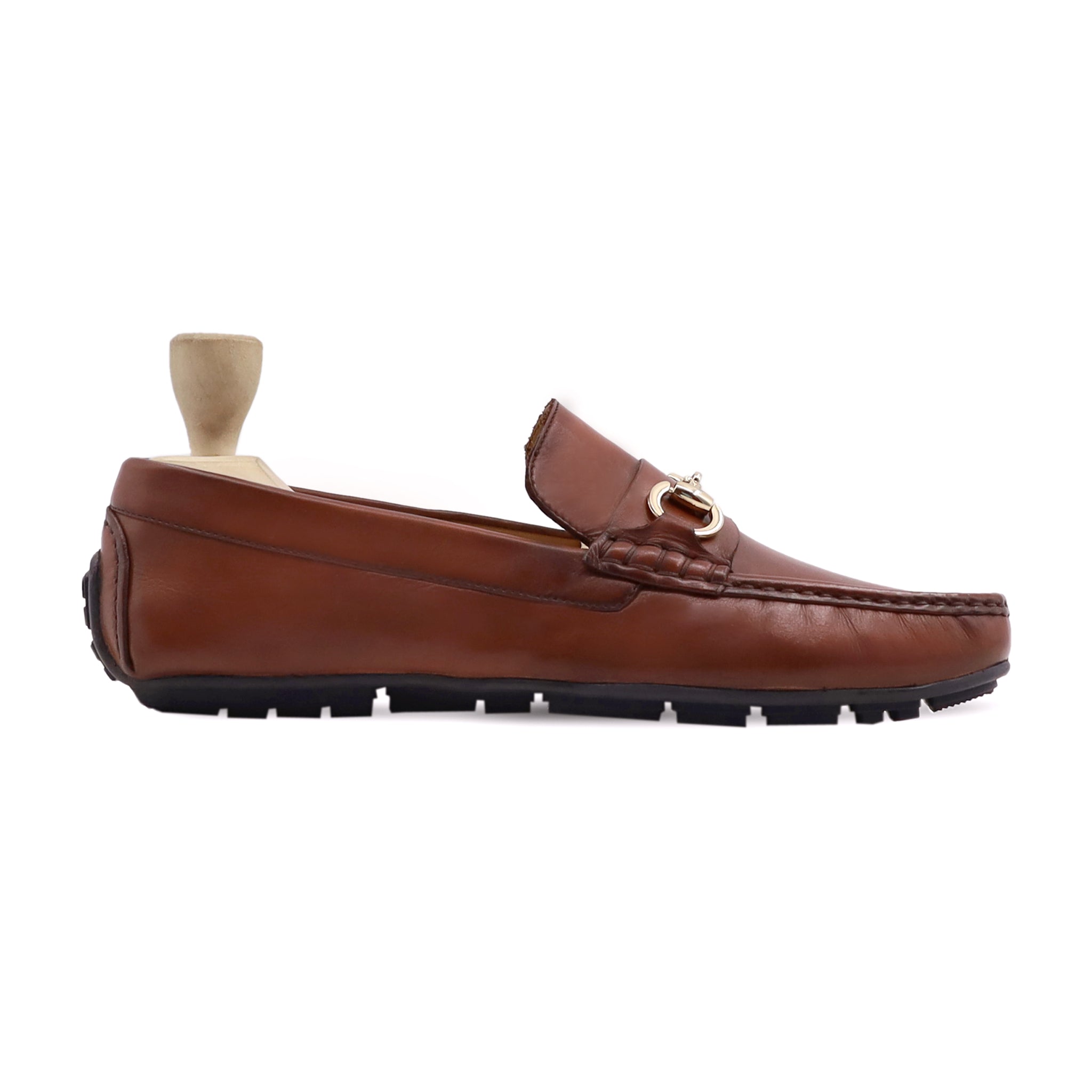 Narcos - Men's Reddish Brown Calf Leather Driver Shoe