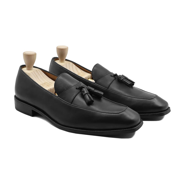 Anaq - Men's Black Calf Leather Loafer
