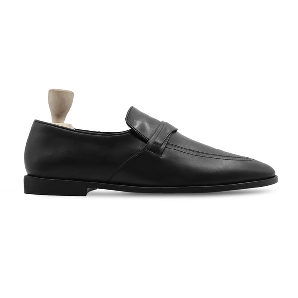 Fresno - Men's Black Calf Leather Loafer