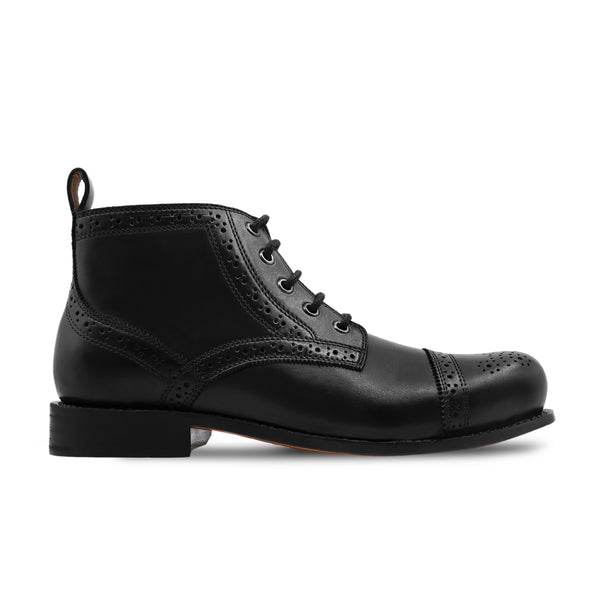 Macon Gy - Men's Black Calf Leather Boot