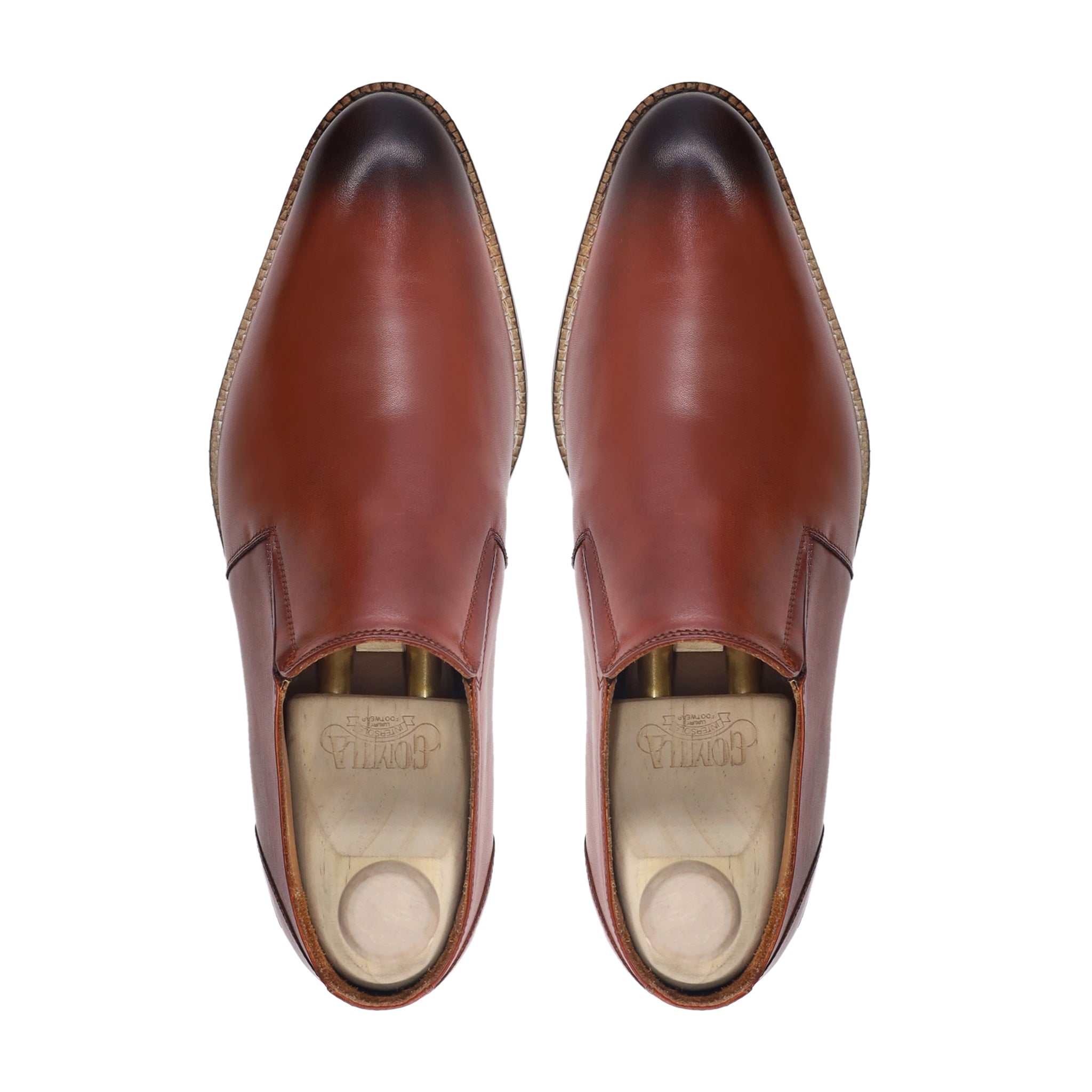 Buzzard - Men's Tan Brown Calf Leather Loafer