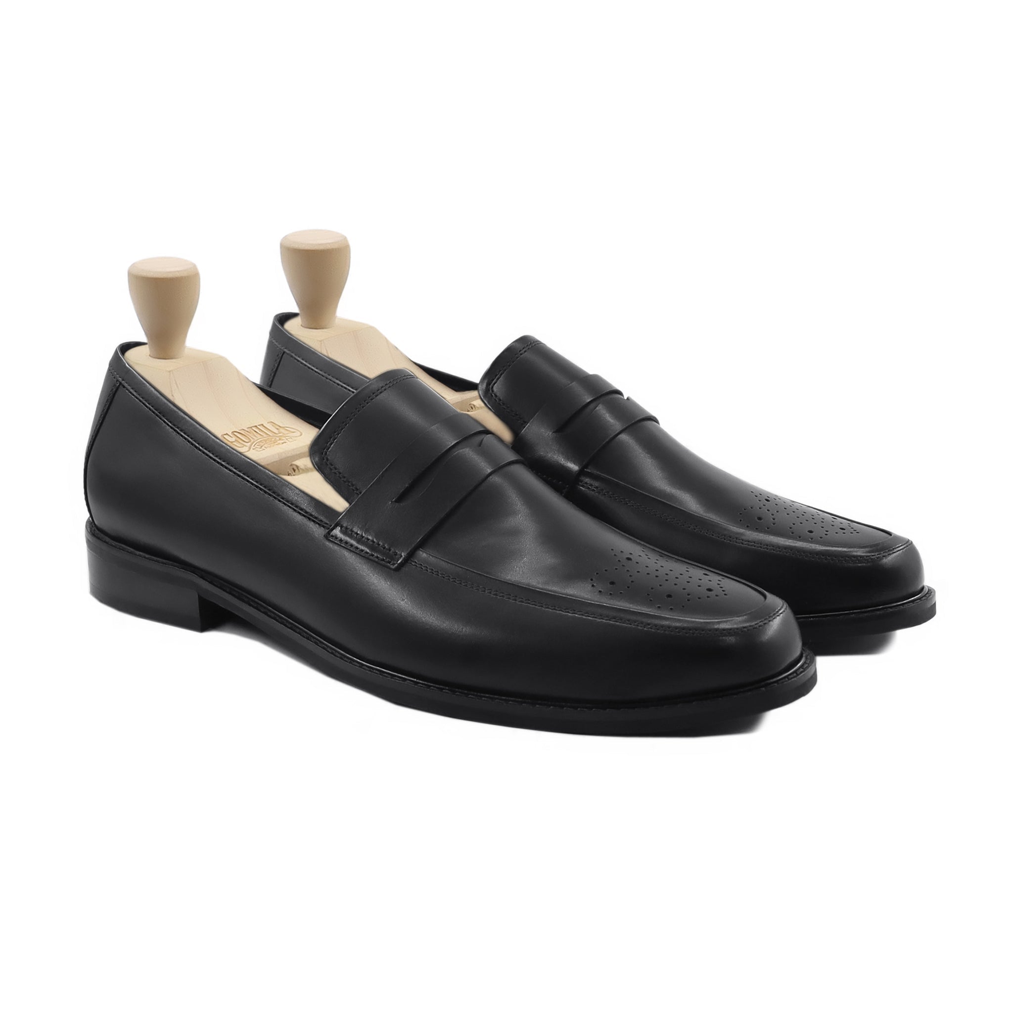 Adolf - Men's Black Calf Leather Loafer