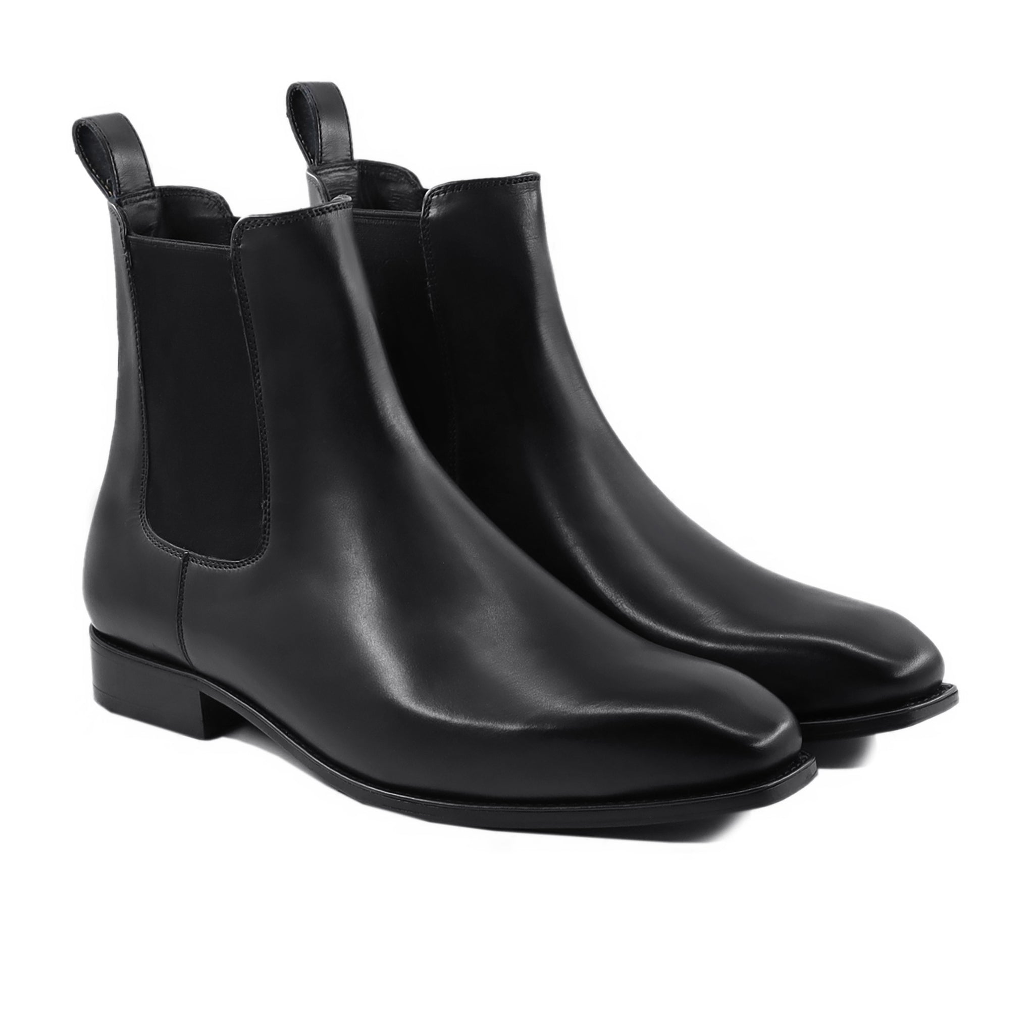 Aruza - Men's Black Calf Leather Chelsea Boot