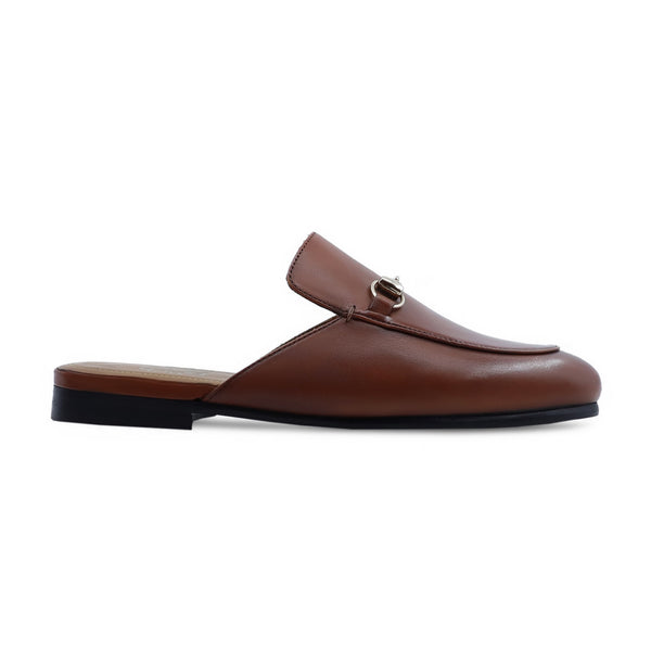 Dodoma - Men's Brown Calf Leather Slipper