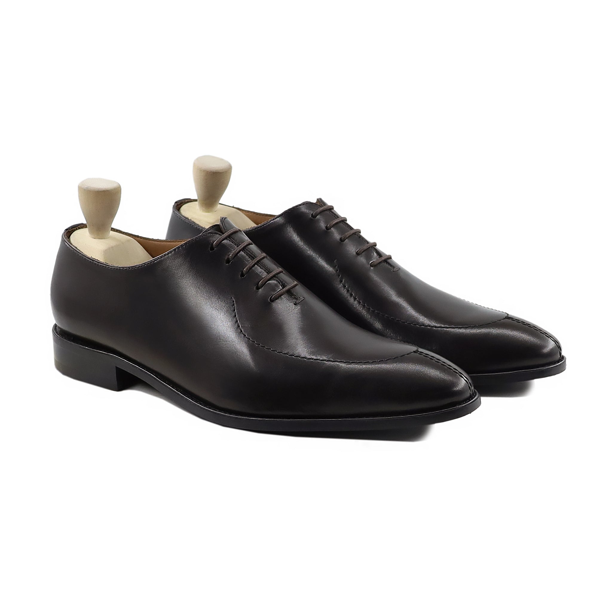 Dahlia - Men's Dark Brown Calf Leather Wholecut Shoe