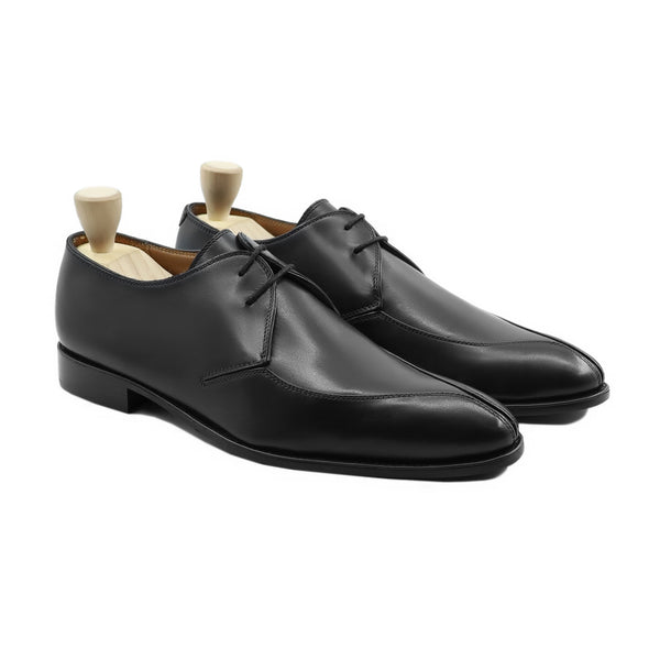 Vanak- Men's Black Calf Leather Derby Shoe