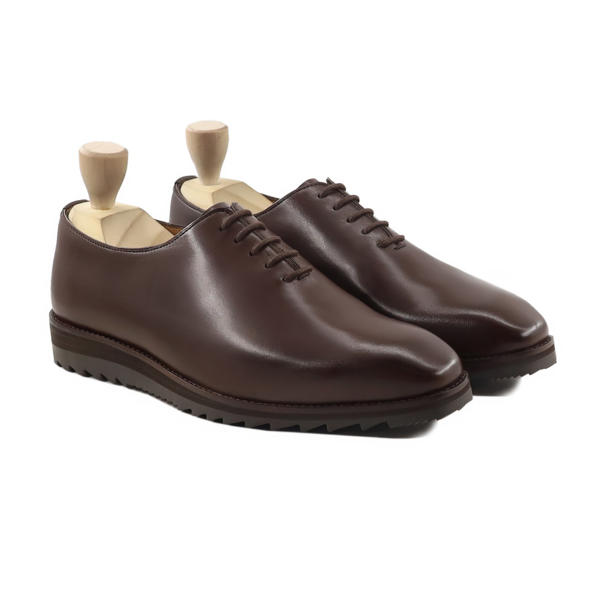 Kirk - Men's Dark Brown Wholecut Shoe