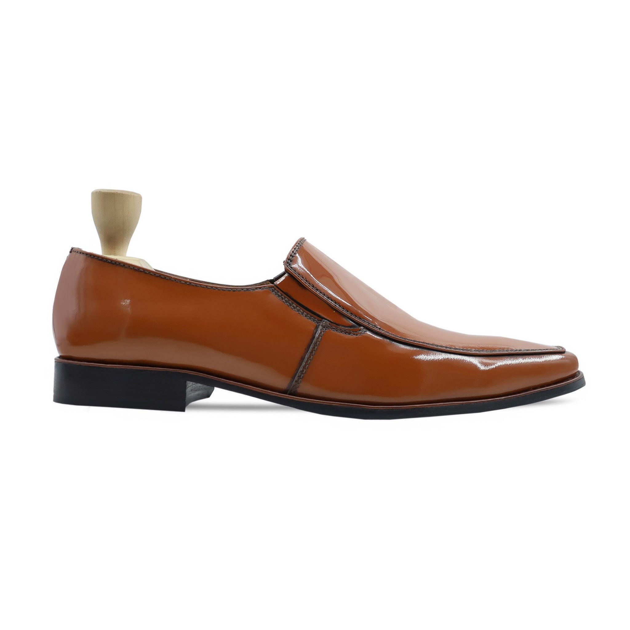 Memphis - Tan Patent Loafer