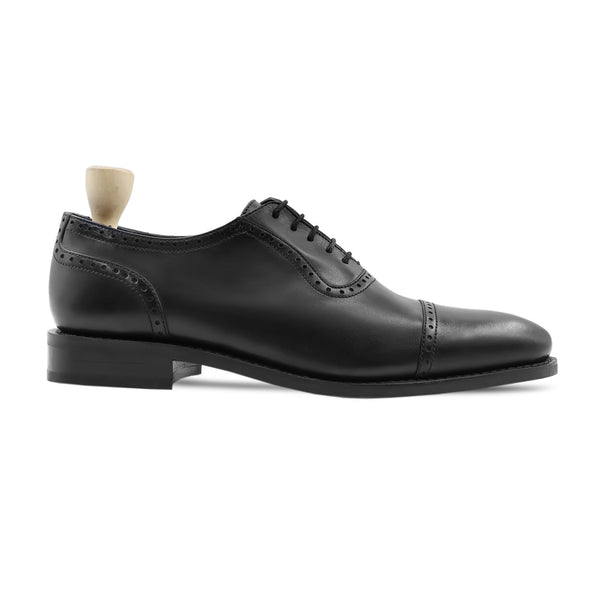 Skon Gy - Men's Black Calf Leather Oxford Shoe