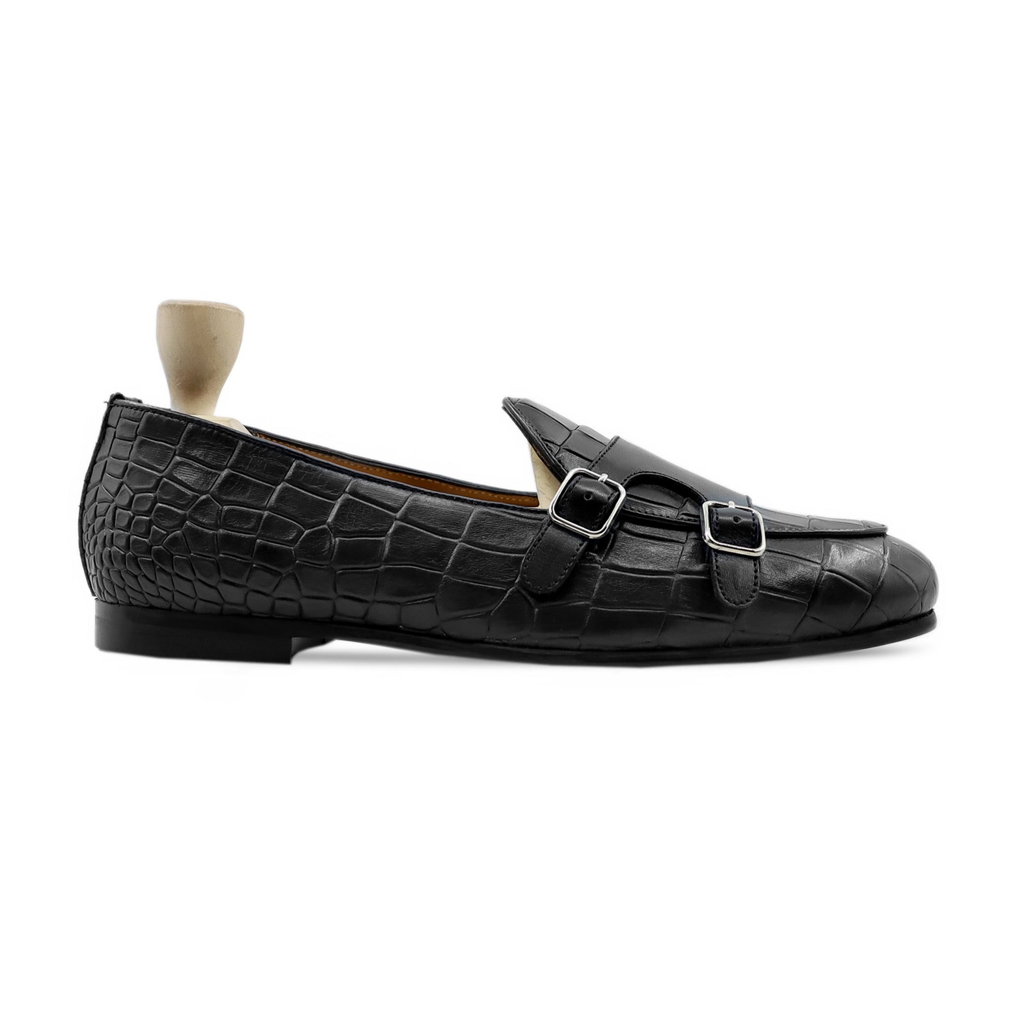 Septarian - Men's Black Calf Leather Loafer