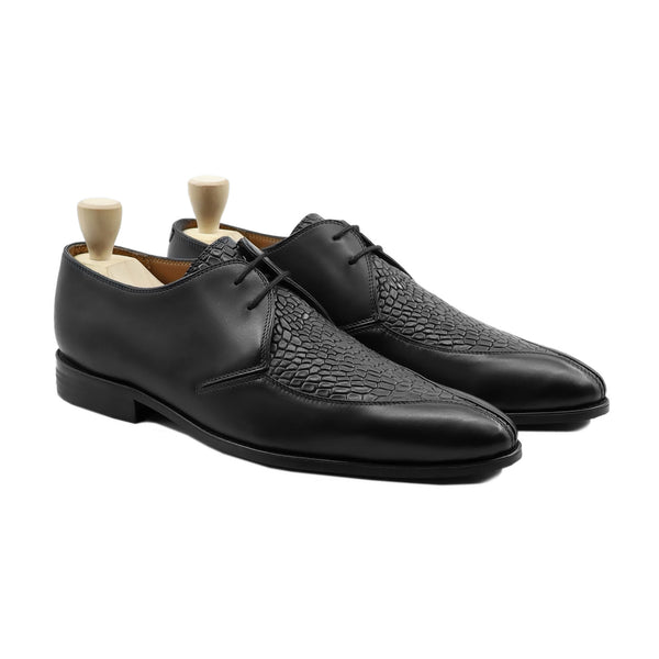 Ibiza - Men's Black Calf Leather Derby Shoe