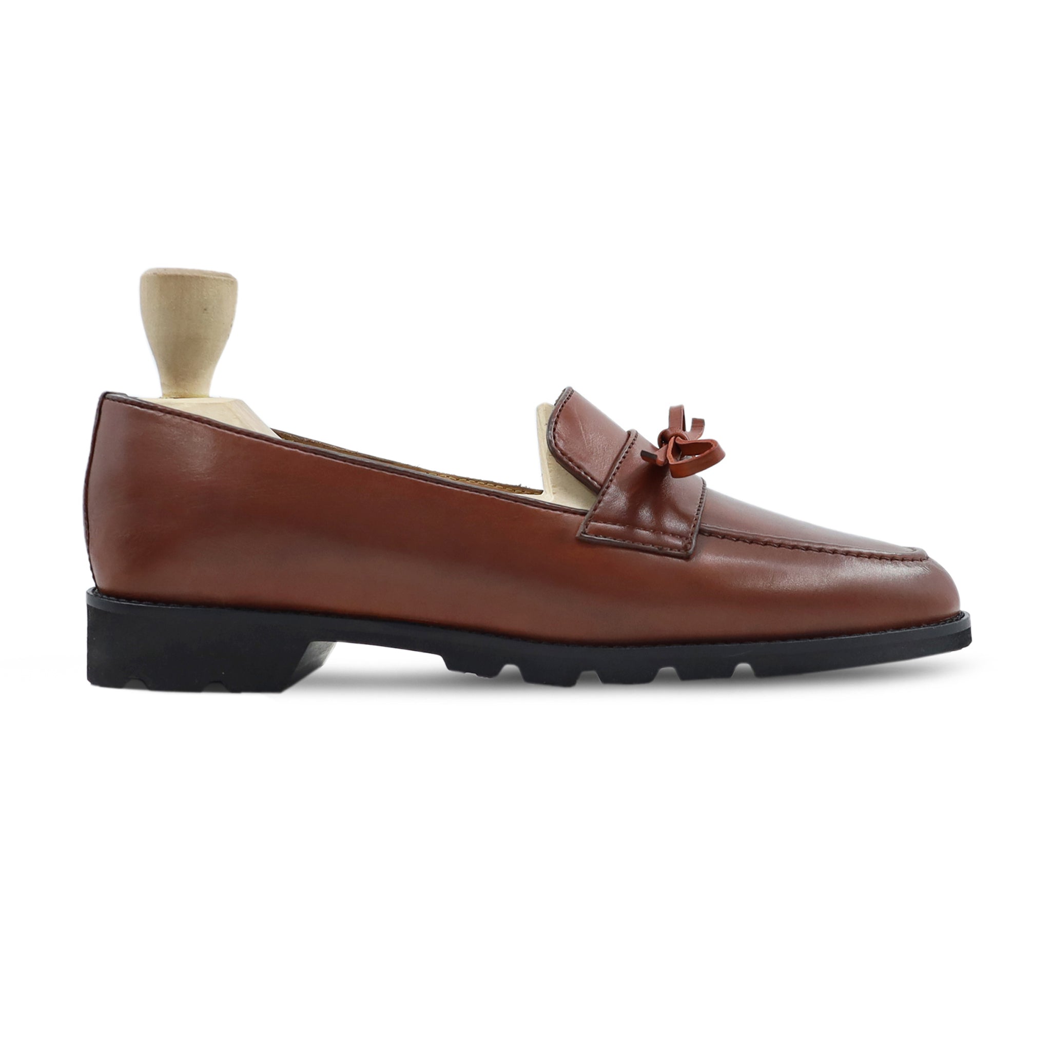 Lohja - Ladies Brown Calf Leather Loafer