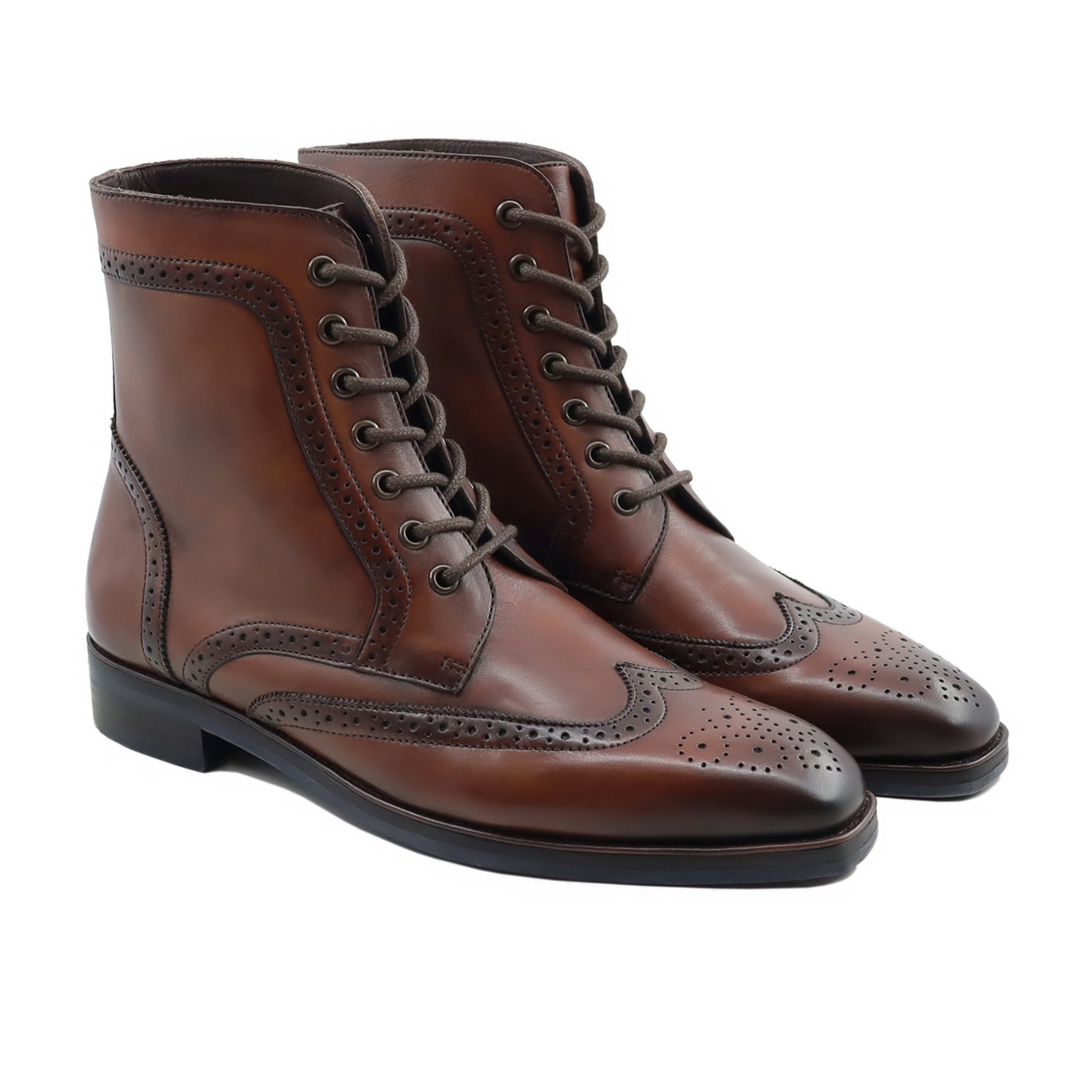 Klagen - Men's Burnished Brown Calf Leather Boot