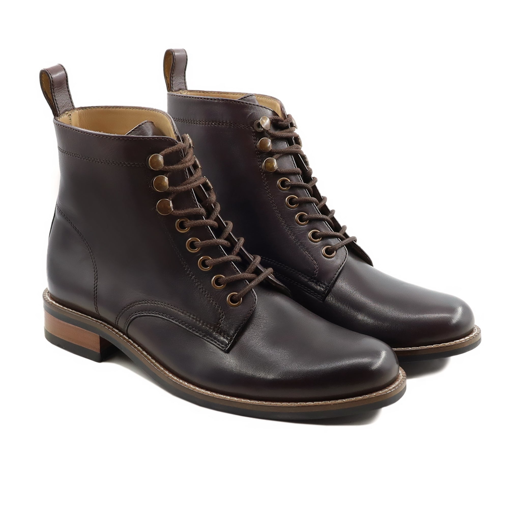 Ganser - Men's Dark Brown Calf Leather Boot