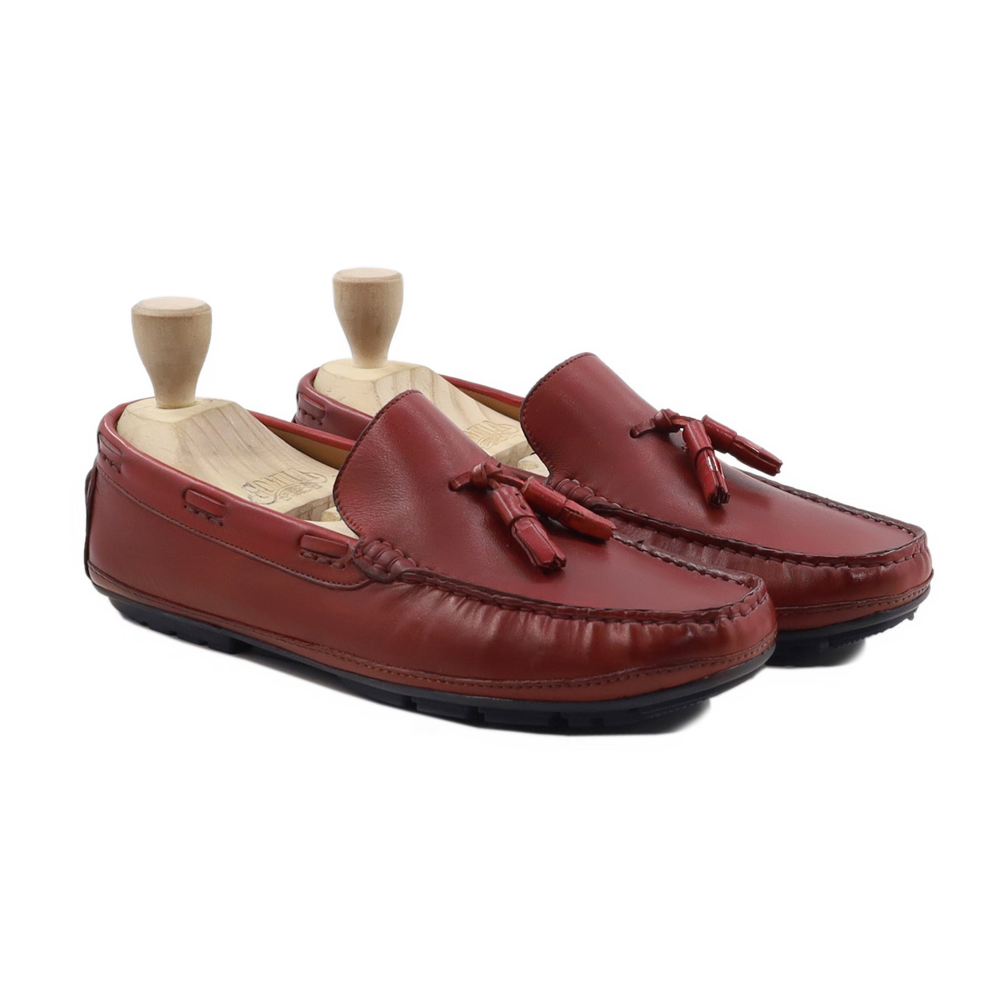 Iguazu - Men's  Oxblood Calf Leather Driver Shoe