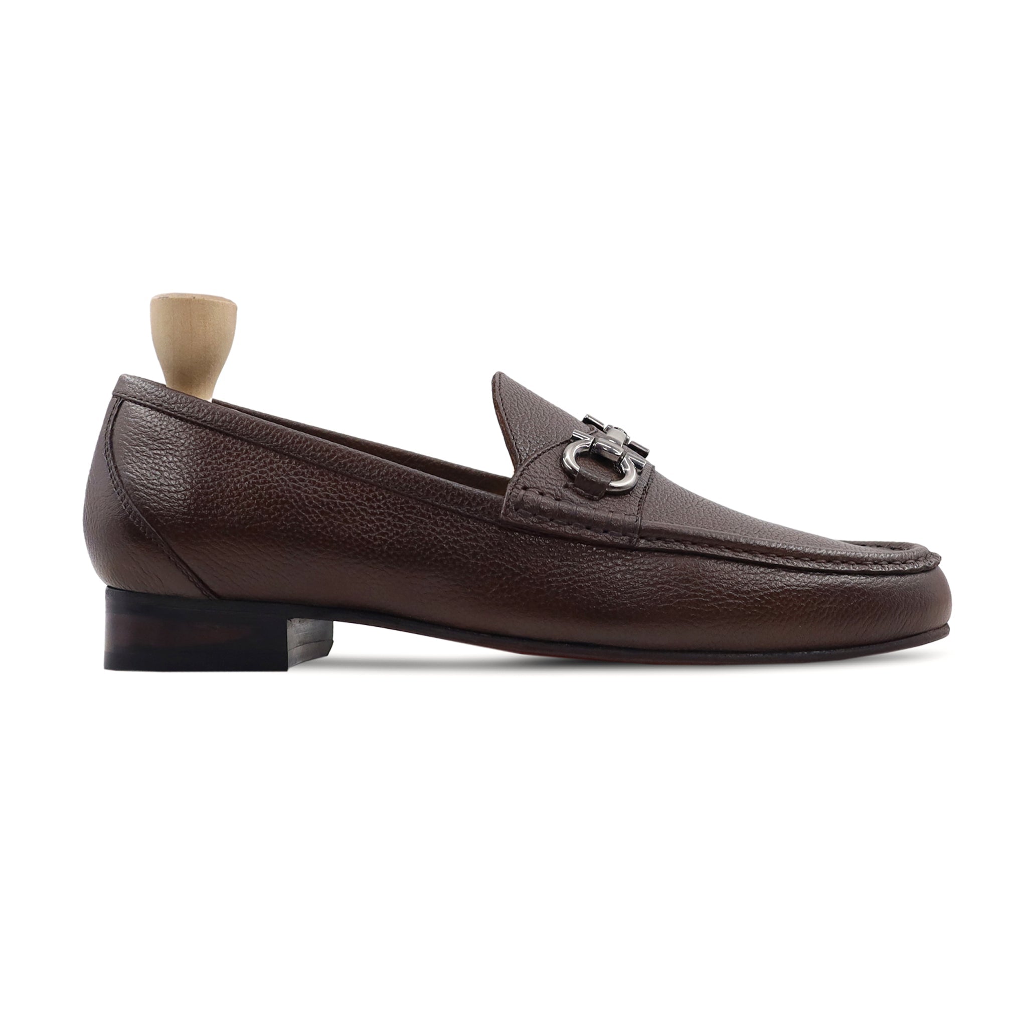 Kamnik - Dark Brown Pebble Grain Loafer