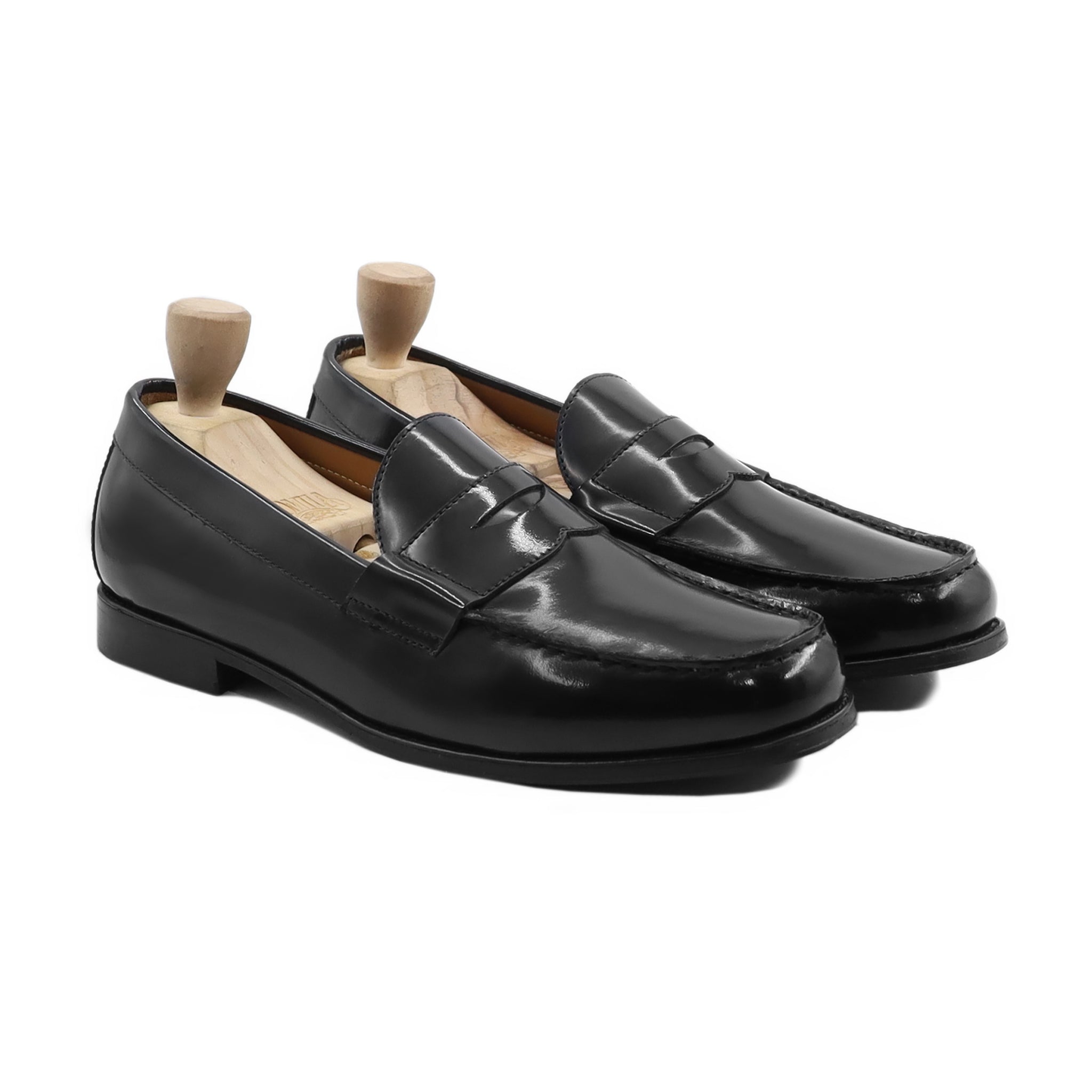 Pancevo - Black Box Leather High Shine Loafer