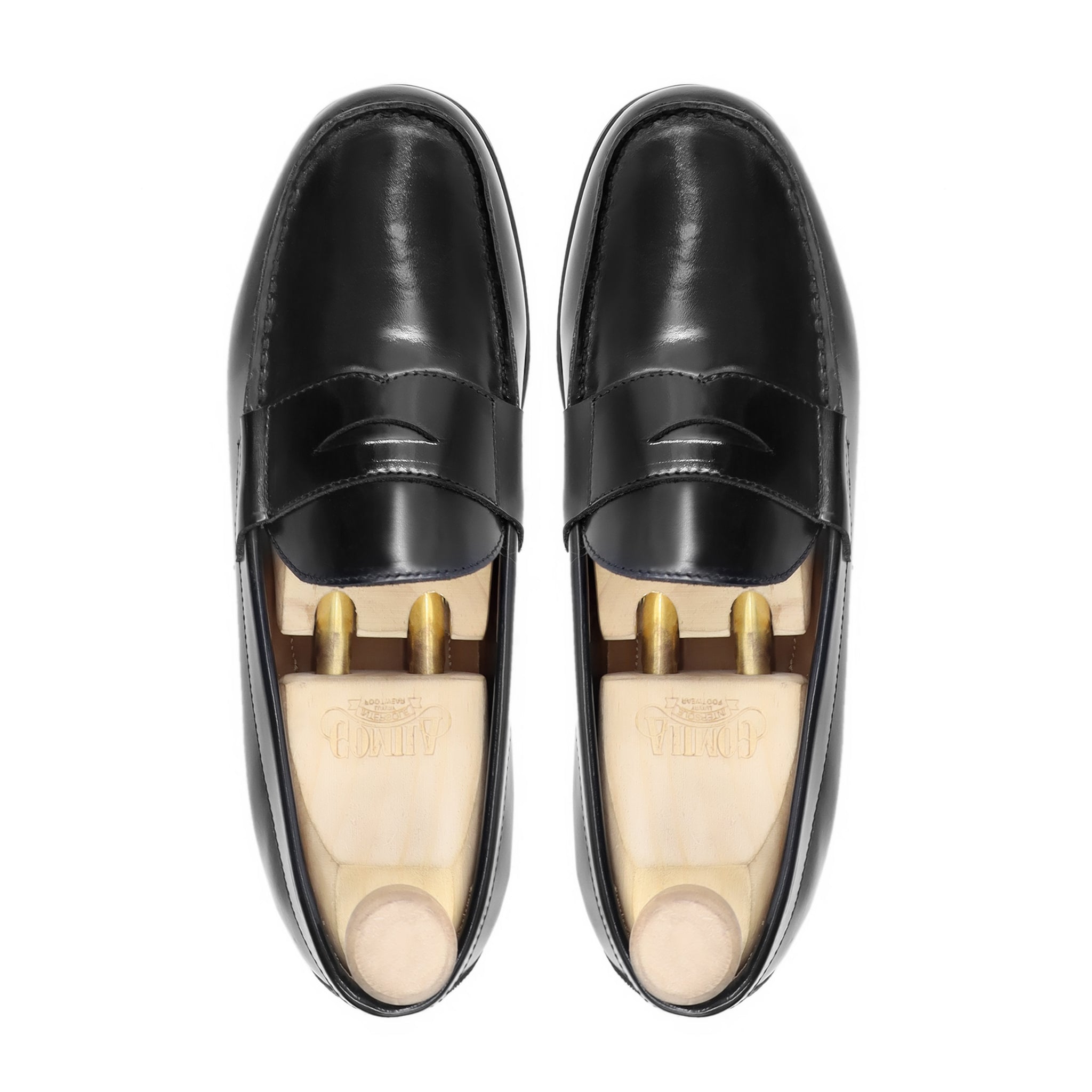 Pancevo - Black Box Leather High Shine Loafer