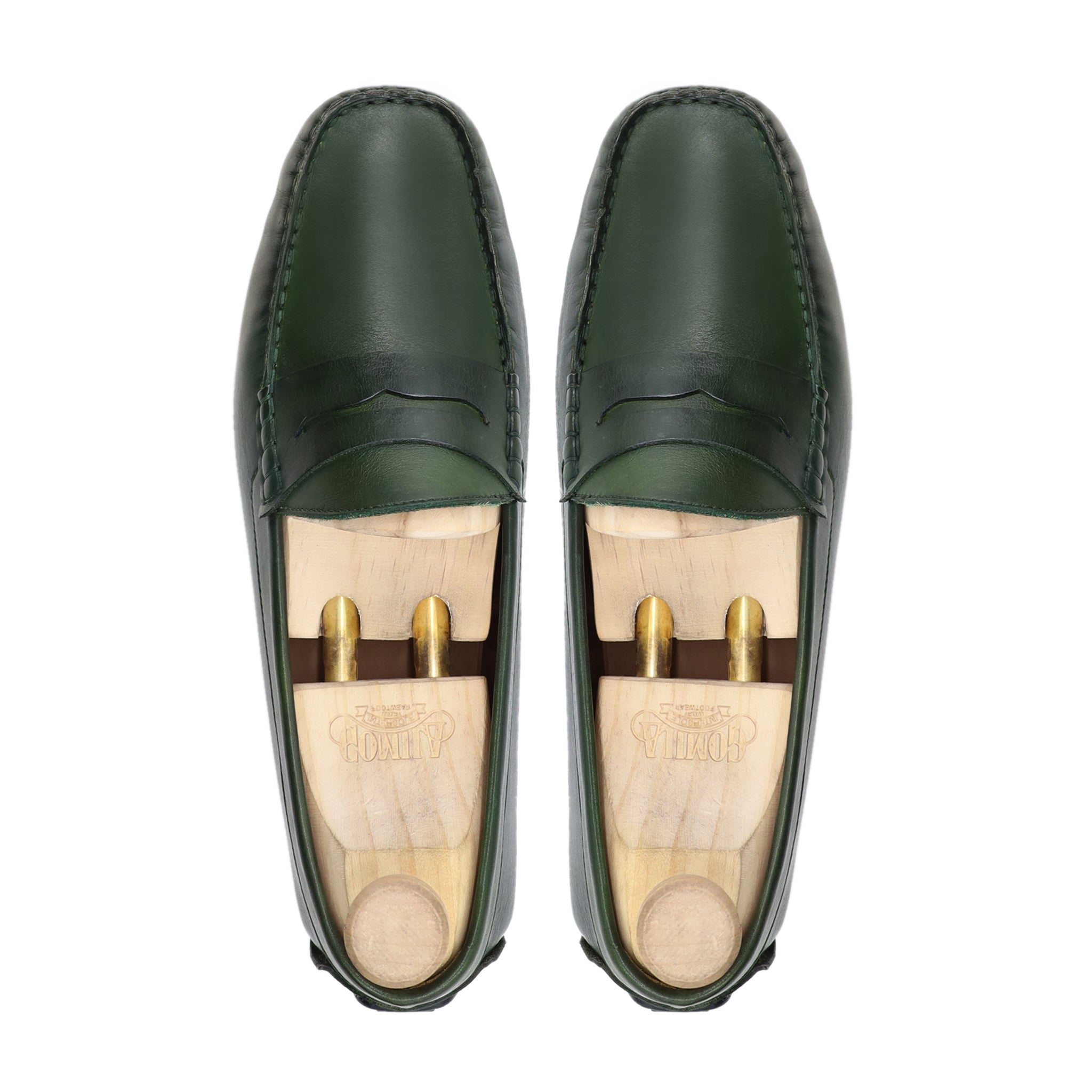 Tuscan - Men's Green Calf Leather Driver Shoe